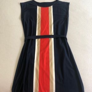 Tommy Hilfiger Blue Striped Cotton Dress - M